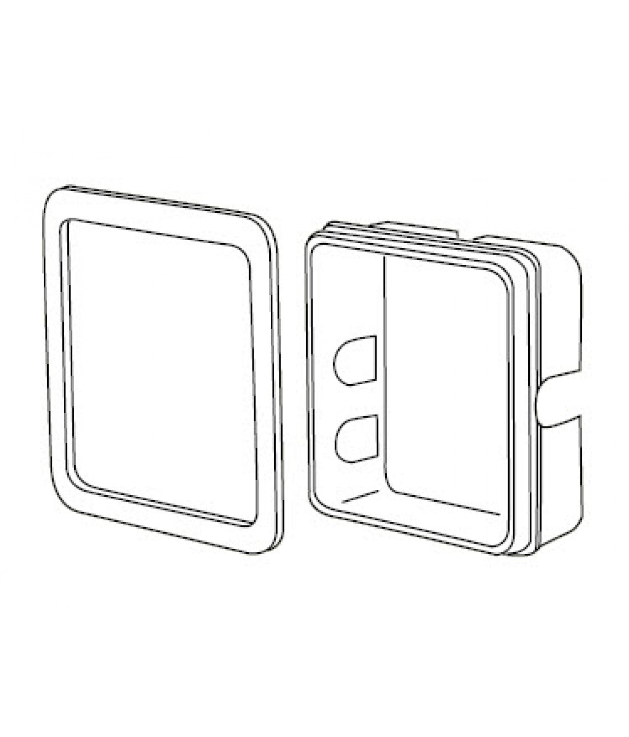 RVS KIT (2SV1000) - монтажная коробка крепления в стену для регуляторов скорости вращения вентиляторов RVS и RVS/R